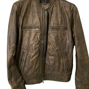 Lucky Brand Faux Leather Zip Jacket